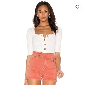 NWT free people button up top